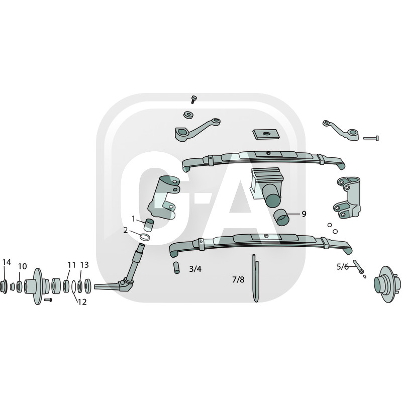 Boulon ressort Eicher